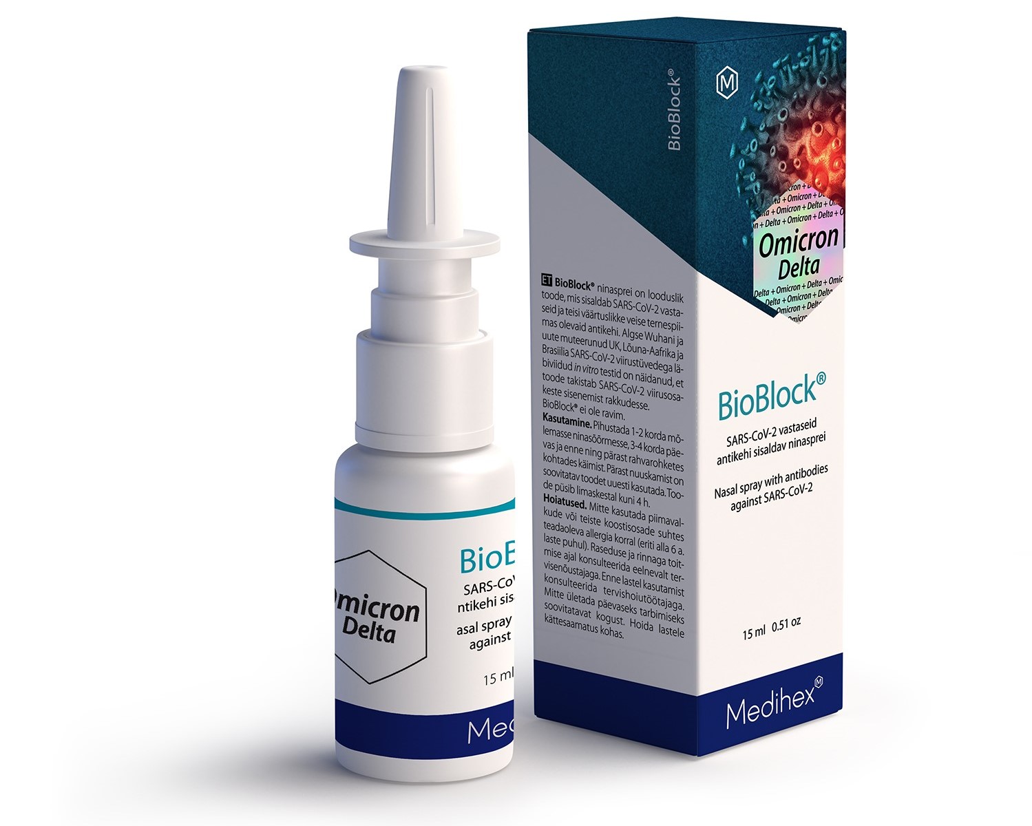 BioBlock nasal spray had a publication in a PLOS ONE scientific journal ...