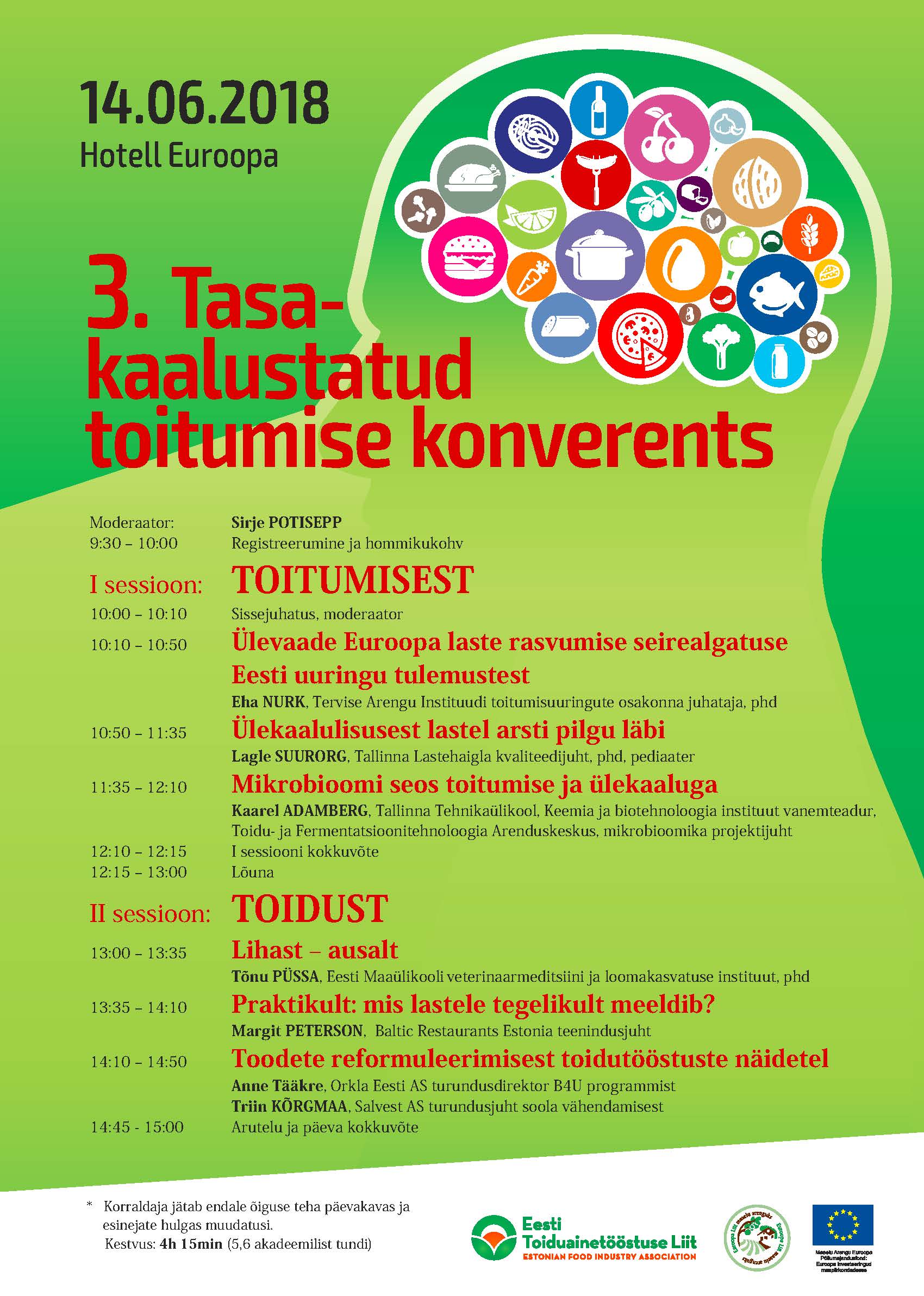 Tasakaalustatud toitumise konverents